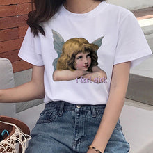 Load image into Gallery viewer, Harajuku Angel Kawaii T Shirt Women Ullzang Cute Baby Angels T-shirt 90s Graphic Aesthetic Tshirt Korean Style Top Tees Female