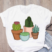 Load image into Gallery viewer, Women Tshirts This Cactus Print Summer Shirt Casual Funny Harajuku T Shirt Gift 90s Lady Kawaii Short Sleeve Female T-shirt