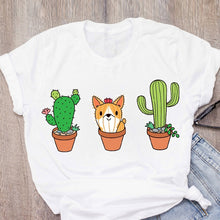Load image into Gallery viewer, Women Tshirts This Cactus Print Summer Shirt Casual Funny Harajuku T Shirt Gift 90s Lady Kawaii Short Sleeve Female T-shirt