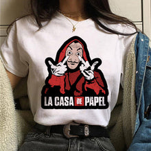 Load image into Gallery viewer, Maycaur La Casa De Papel Tshirt Money Heist Tees TV Series T Shirt Women Short Sleeve House of Paper Funny Female T-Shirt Tops