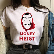 Load image into Gallery viewer, Maycaur La Casa De Papel Tshirt Money Heist Tees TV Series T Shirt Women Short Sleeve House of Paper Funny Female T-Shirt Tops