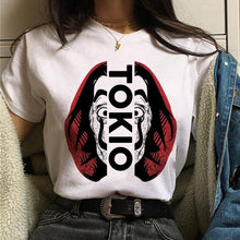 Load image into Gallery viewer, Maycaur La Casa De Papel Tshirt Money Heist Tees TV Series T Shirt Women Short Sleeve House of Paper Funny Female T-Shirt Tops