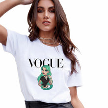 Load image into Gallery viewer, Harajuku tshirt 90s Fashion VOGUE Printed T Shirt Women Kawaii Female T-Shirt Summer Short Sleeve Tee Shirts Casual Female Tops
