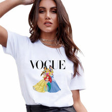 Load image into Gallery viewer, Harajuku tshirt 90s Fashion VOGUE Printed T Shirt Women Kawaii Female T-Shirt Summer Short Sleeve Tee Shirts Casual Female Tops