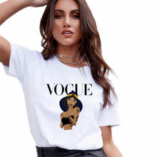 Load image into Gallery viewer, Harajuku tshirt 90s Fashion VOGUE Printed T Shirt Women Kawaii Female T-Shirt Summer Short Sleeve Tee Shirts Casual Female Tops