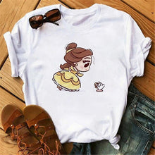 Load image into Gallery viewer, Vogue Princess Kawaii Harajuku T Shirt Women Ullzang Cute Anime T-shirt Funny Cartoon Graphic Tshirt 90s Fashion Top Tees Female