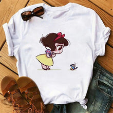 Load image into Gallery viewer, Vogue Princess Kawaii Harajuku T Shirt Women Ullzang Cute Anime T-shirt Funny Cartoon Graphic Tshirt 90s Fashion Top Tees Female