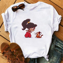 Load image into Gallery viewer, Vogue Princess Kawaii Harajuku T Shirt Women Ullzang Cute Anime T-shirt Funny Cartoon Graphic Tshirt 90s Fashion Top Tees Female