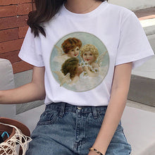 Load image into Gallery viewer, Harajuku Angel Kawaii T Shirt Women Ullzang Cute Baby Angels T-shirt 90s Graphic Aesthetic Tshirt Korean Style Top Tees Female
