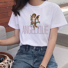 Load image into Gallery viewer, Harajuku Angel Kawaii T Shirt Women Ullzang Cute Baby Angels T-shirt 90s Graphic Aesthetic Tshirt Korean Style Top Tees Female
