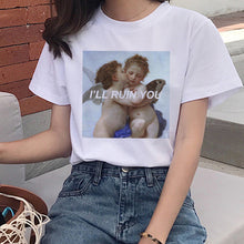 Load image into Gallery viewer, Harajuku Angel Kawaii T Shirt Women Ullzang Cute Baby Angels T-shirt 90s Graphic Aesthetic Tshirt Korean Style Top Tees Female
