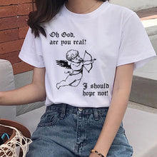 Load image into Gallery viewer, Harajuku Angel Kawaii T Shirt Women Ullzang Cute Baby Angels T-shirt 90s Graphic Aesthetic Tshirt Korean Style Top Tees Female
