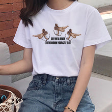 Load image into Gallery viewer, Harajuku Angel Kawaii T Shirt Women Ullzang Cute Baby Angels T-shirt 90s Graphic Aesthetic Tshirt Korean Style Top Tees Female
