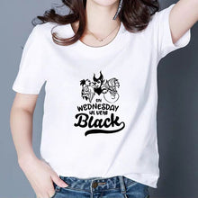 Load image into Gallery viewer, Plus Size Cool Print Tshirt Fascinating Summer Maleficent T shirt BAD GIRLS HAVE HAVE MORE FUN Harajuku Funny Graphic T-shirt
