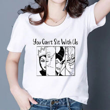 Load image into Gallery viewer, Plus Size Cool Print Tshirt Fascinating Summer Maleficent T shirt BAD GIRLS HAVE HAVE MORE FUN Harajuku Funny Graphic T-shirt
