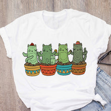 Load image into Gallery viewer, Women Tshirts This Cactus Print Summer Shirt Casual Funny Harajuku T Shirt Gift 90s Lady Kawaii Short Sleeve Female T-shirt
