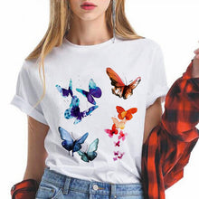 Load image into Gallery viewer, Lungs Flowers women t shirt Funny femme tshirt fashion ulzzang short sleeve female harajuku t-shirt Oversize

