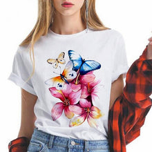 Load image into Gallery viewer, Lungs Flowers women t shirt Funny femme tshirt fashion ulzzang short sleeve female harajuku t-shirt Oversize
