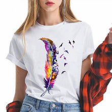 Load image into Gallery viewer, Lungs Flowers women t shirt Funny femme tshirt fashion ulzzang short sleeve female harajuku t-shirt Oversize
