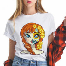 Load image into Gallery viewer, Lungs Flowers women t shirt Funny femme tshirt fashion ulzzang short sleeve female harajuku t-shirt Oversize
