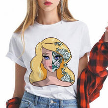 Load image into Gallery viewer, Lungs Flowers women t shirt Funny femme tshirt fashion ulzzang short sleeve female harajuku t-shirt Oversize
