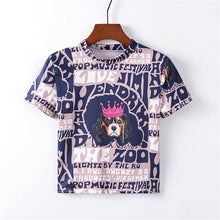 Load image into Gallery viewer, Artguy Black and White Plaid Peplum Stand Collar Top Gingham Pullovers Summer Casual Women Tshirt And Short Sleeve Tops
