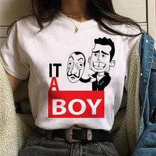 Load image into Gallery viewer, Maycaur La Casa De Papel Tshirt Money Heist Tees TV Series T Shirt Women Short Sleeve House of Paper Funny Female T-Shirt Tops
