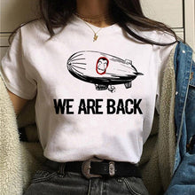 Load image into Gallery viewer, Maycaur La Casa De Papel Tshirt Money Heist Tees TV Series T Shirt Women Short Sleeve House of Paper Funny Female T-Shirt Tops
