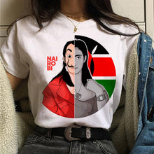Load image into Gallery viewer, Maycaur La Casa De Papel Tshirt Money Heist Tees TV Series T Shirt Women Short Sleeve House of Paper Funny Female T-Shirt Tops
