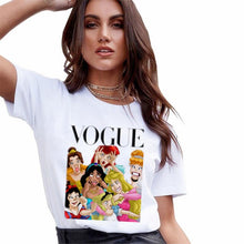 Load image into Gallery viewer, Harajuku tshirt 90s Fashion VOGUE Printed T Shirt Women Kawaii Female T-Shirt Summer Short Sleeve Tee Shirts Casual Female Tops
