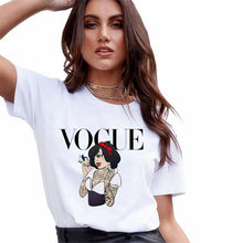 Load image into Gallery viewer, Harajuku tshirt 90s Fashion VOGUE Printed T Shirt Women Kawaii Female T-Shirt Summer Short Sleeve Tee Shirts Casual Female Tops
