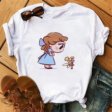 Load image into Gallery viewer, Vogue Princess Kawaii Harajuku T Shirt Women Ullzang Cute Anime T-shirt Funny Cartoon Graphic Tshirt 90s Fashion Top Tees Female
